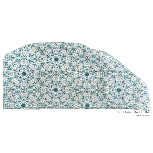 Kaleidoscope in Teal | Modified Bouffant