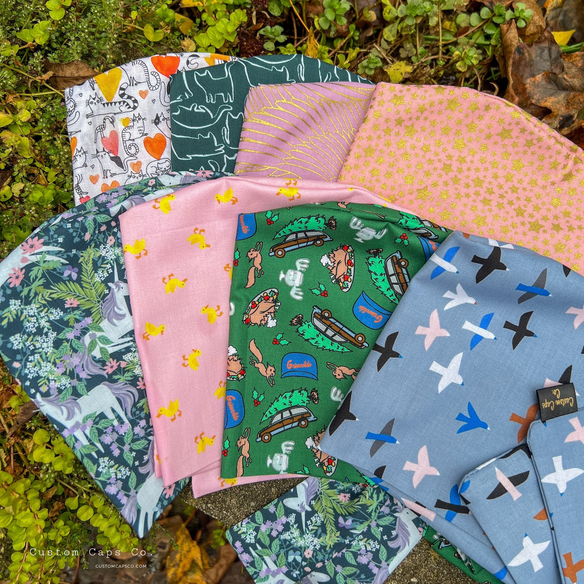 Nordic Birds on Blue | Pixie
