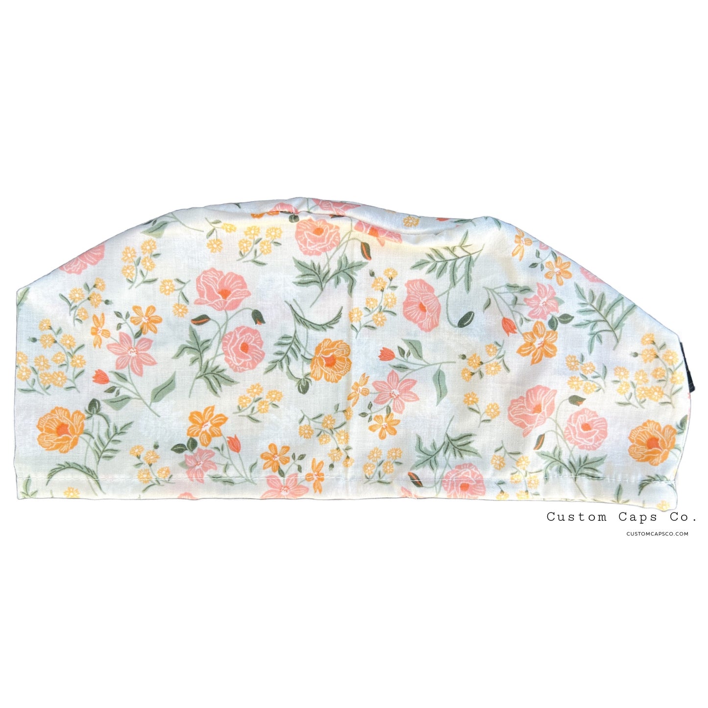 Delicate Petals on Ivory | Modified Bouffant