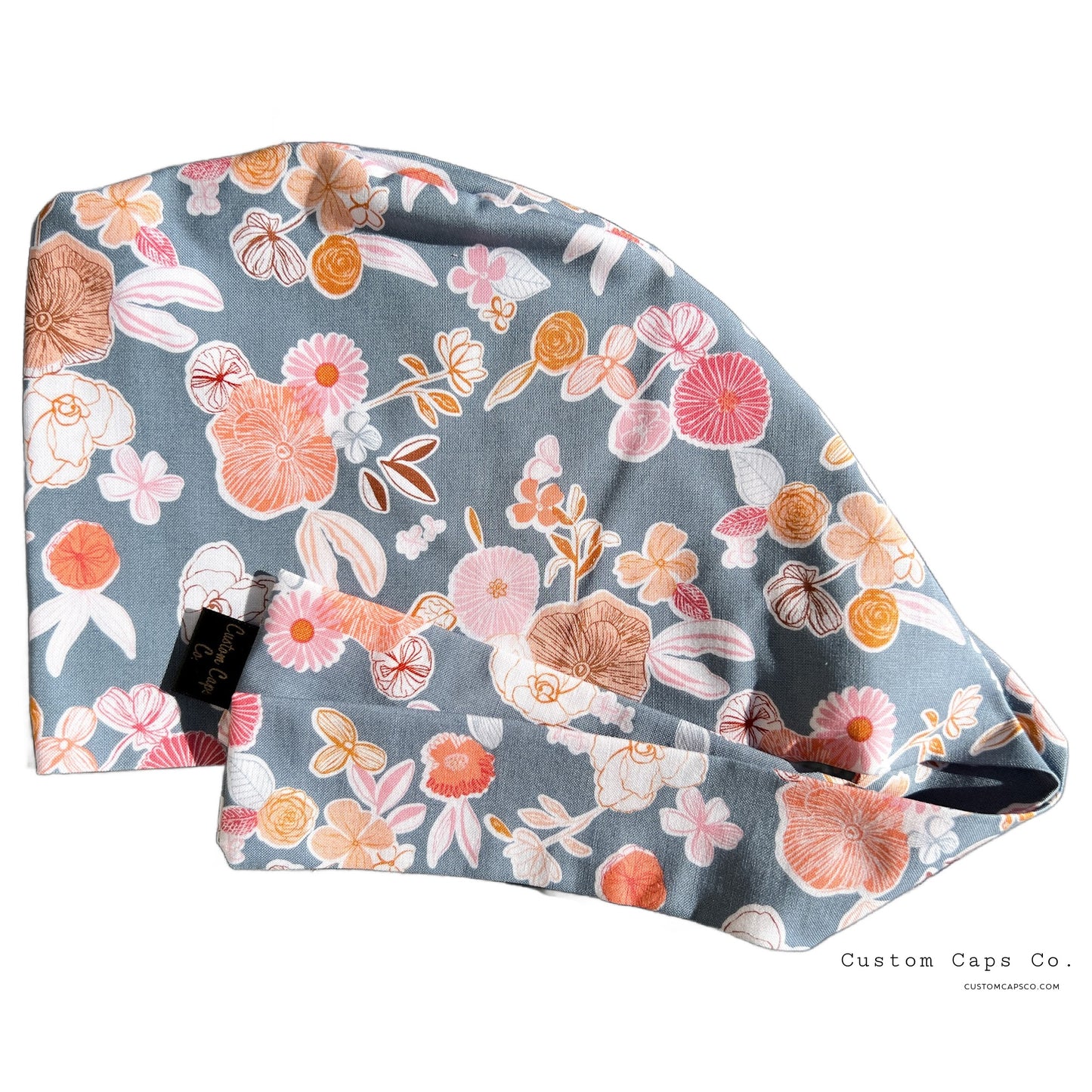 Floral Punch on Blue-Grey | Pixie