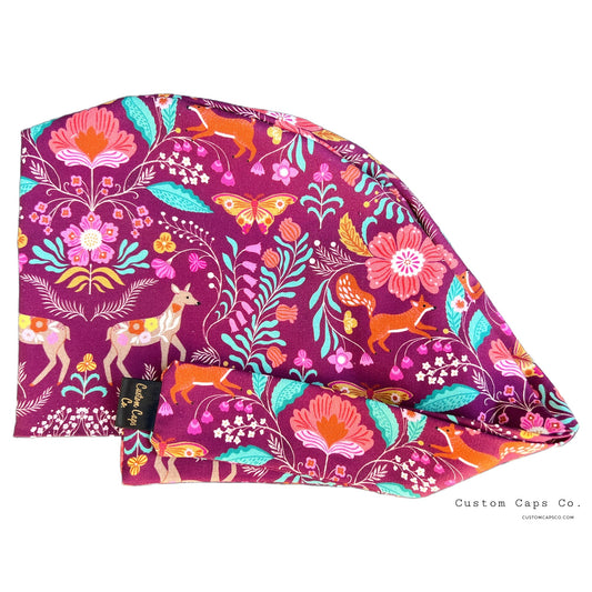 Woodland Animals in Spiced Plum | Pixie