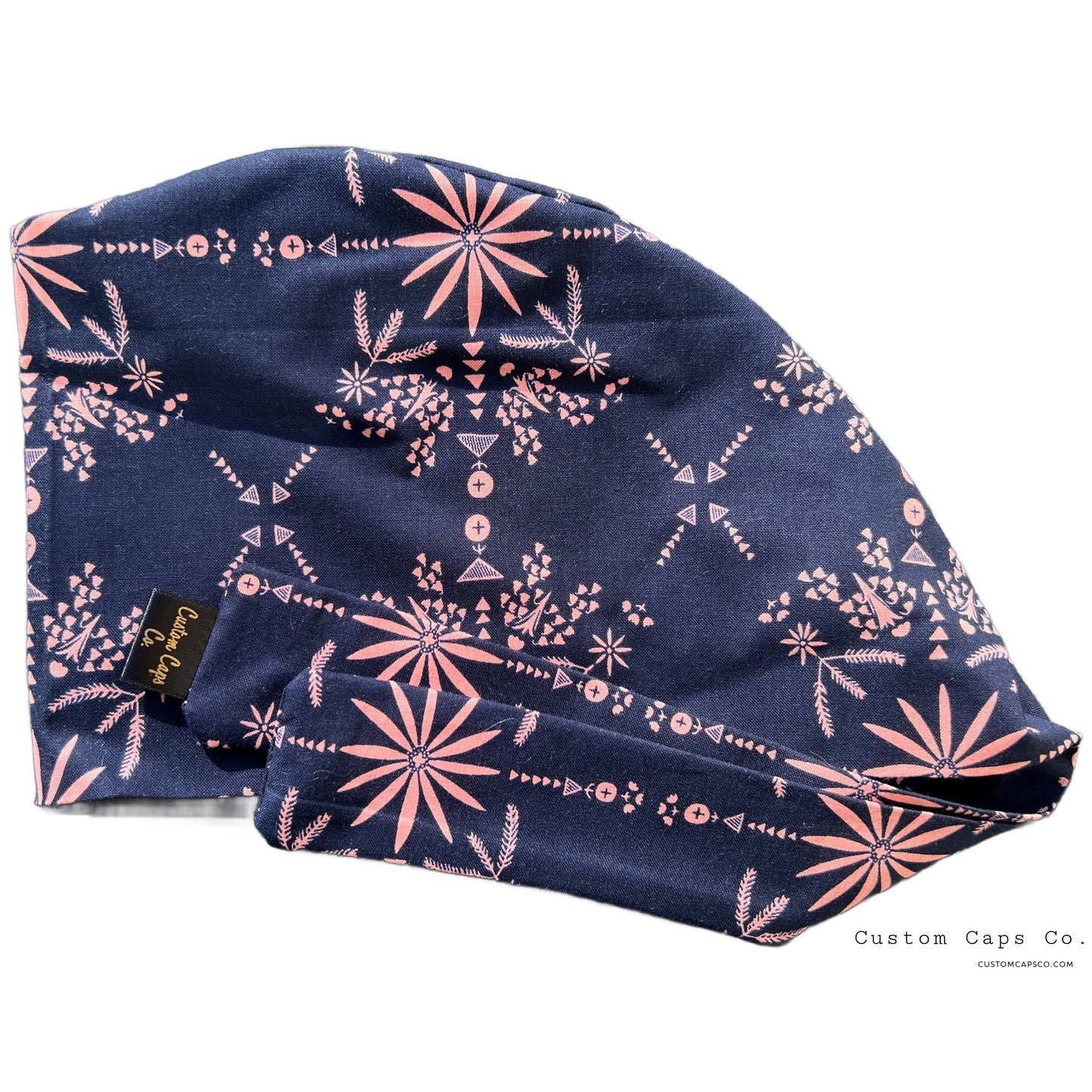 Daisy Quatrefoil on Navy | Pixie