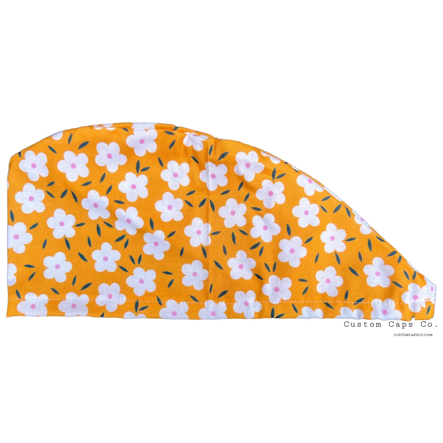 Mod Daisies on Tangerine | Modified Bouffant