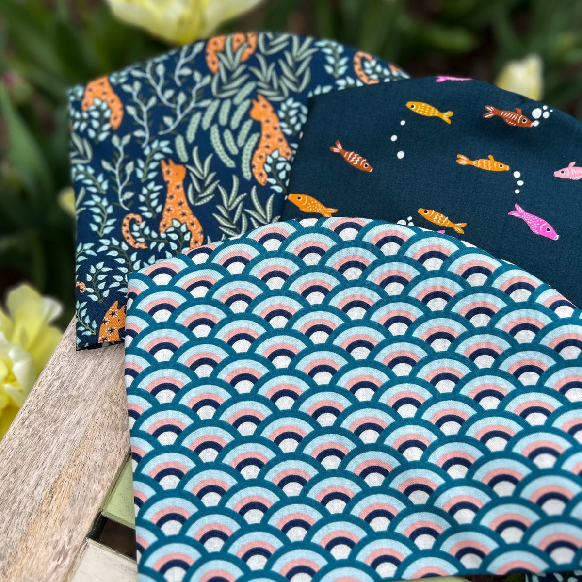 Pixie Caps Tropical Scalloped Cap | Pixie | Custom Caps Co.