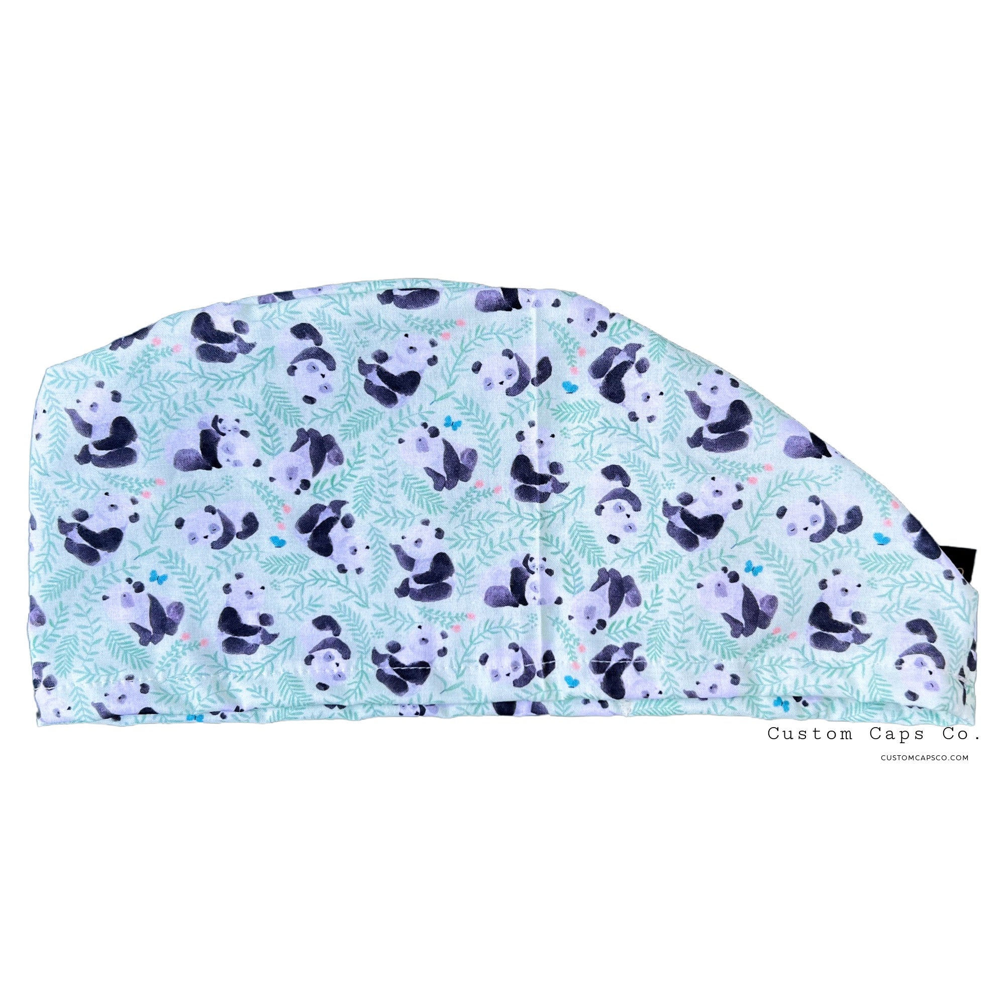 Modifed Caps Pandas on Celery | Modified Bouffant | Custom Caps Company – Custom ...