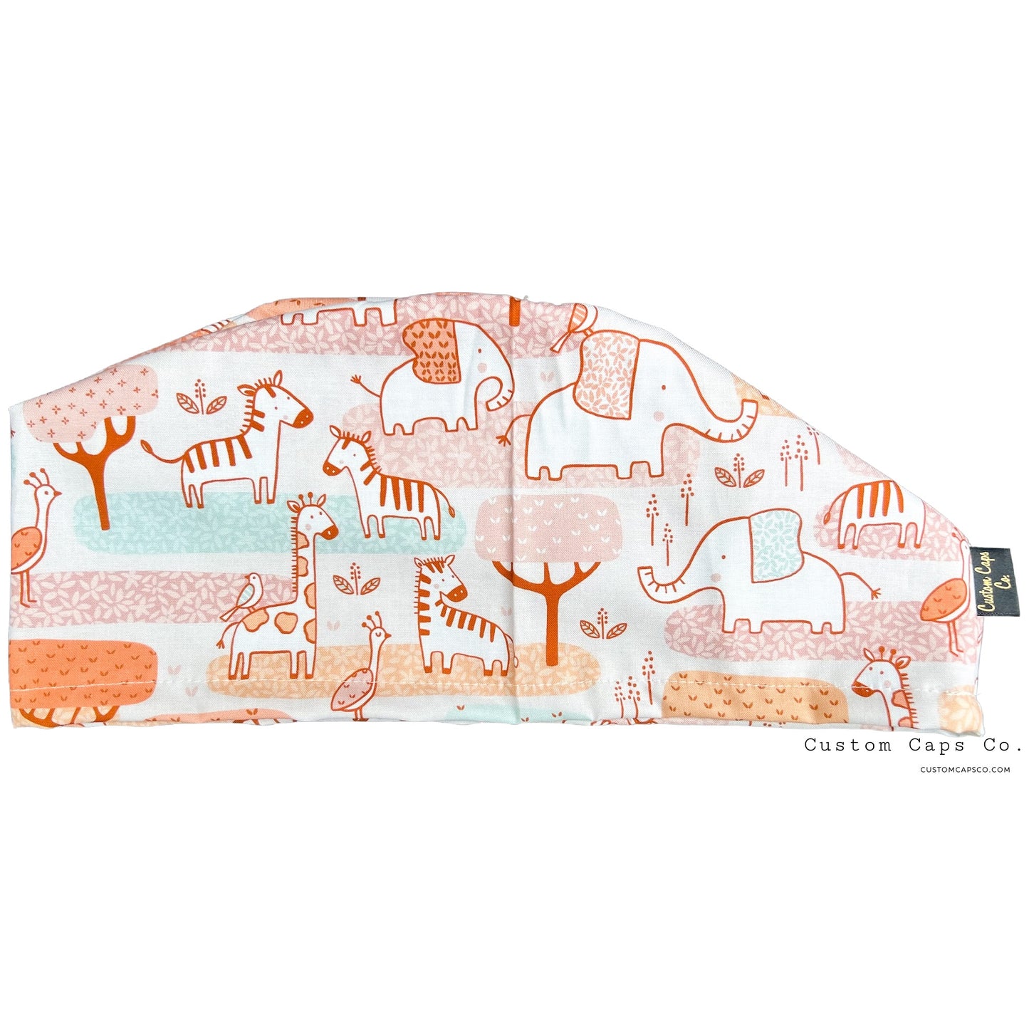 Safari Animals on Pastel | Modified Bouffant