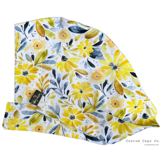 Bee Florals on Yellow | Pixie