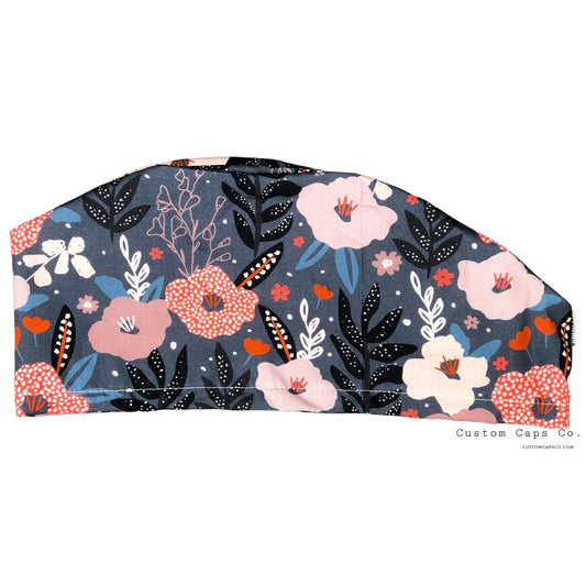 Modern Garden in Prussian Blue | Modified Bouffant