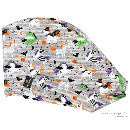 Halloween Unicorns on Grey | Pixie