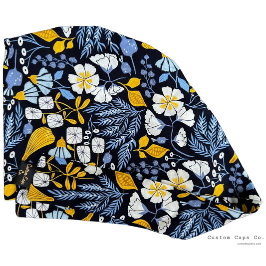 Bee Florals on Navy | Pixie
