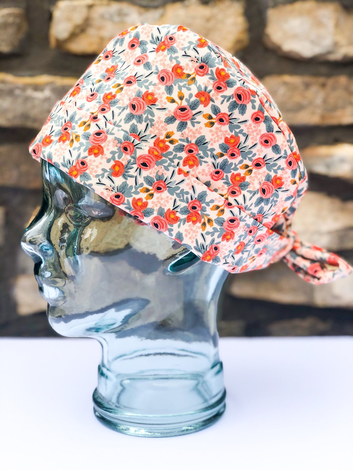Pixie Caps Petite Roses in Coral | Pixie – Custom Caps Co.