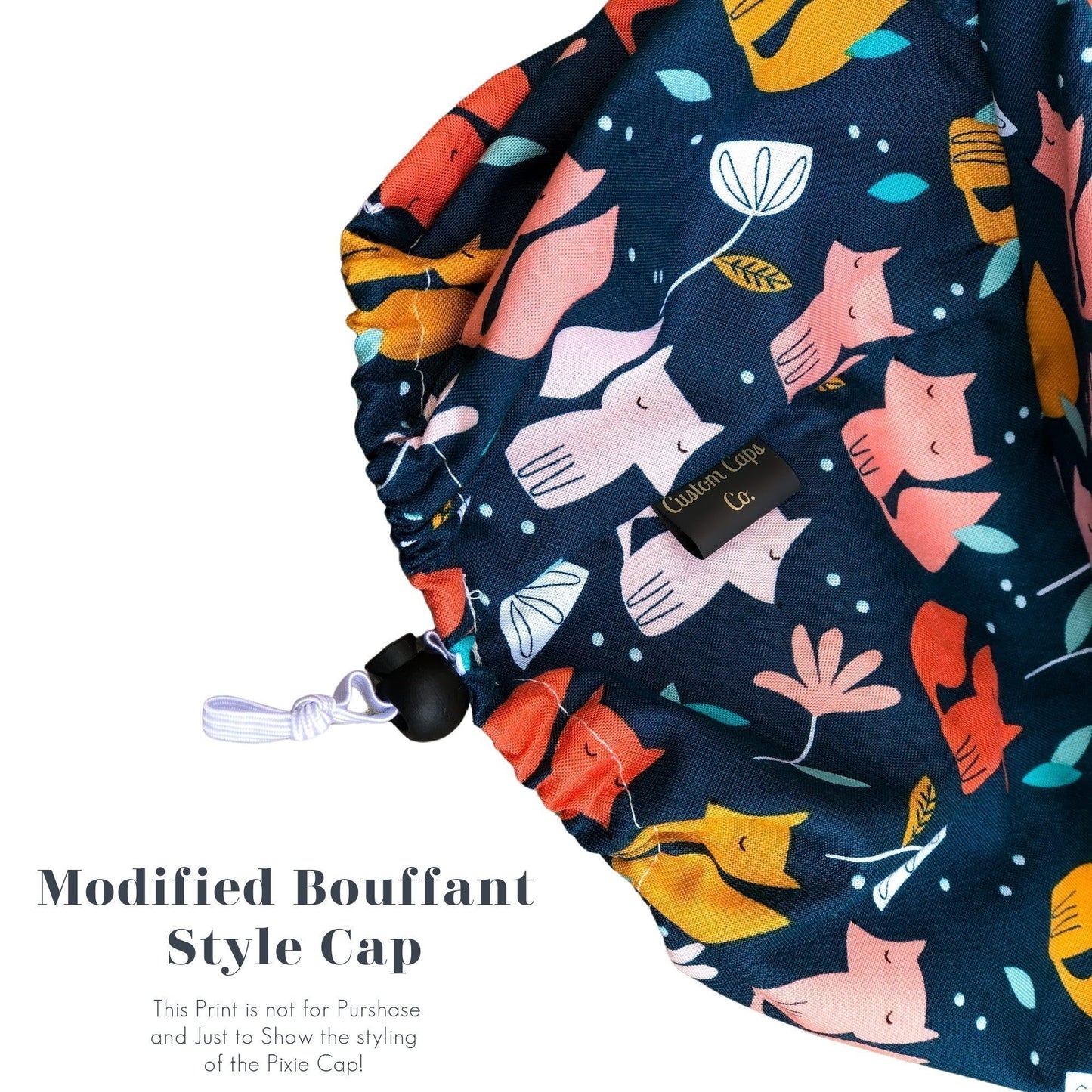 Florals on Yellow | Modified Bouffant